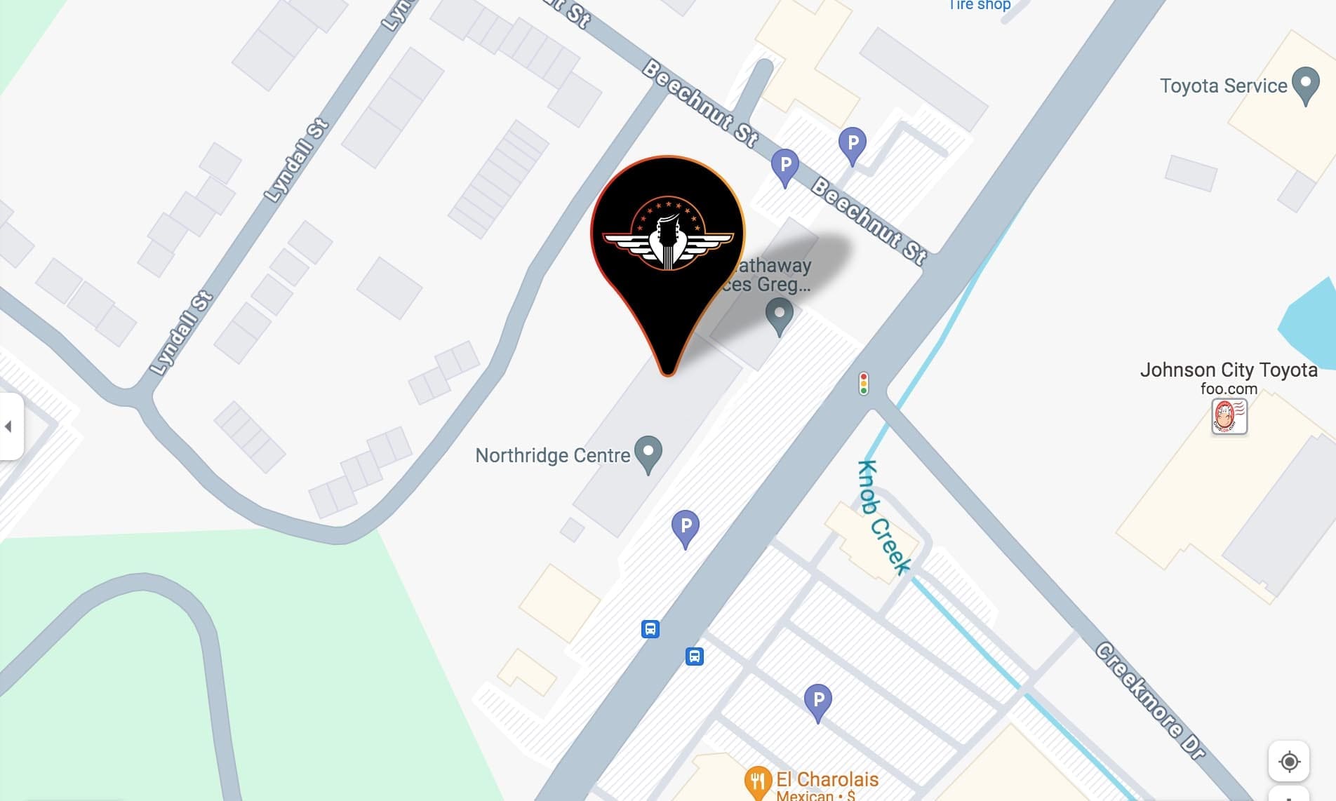 Johnson City Location Map - Freedom Music Academy